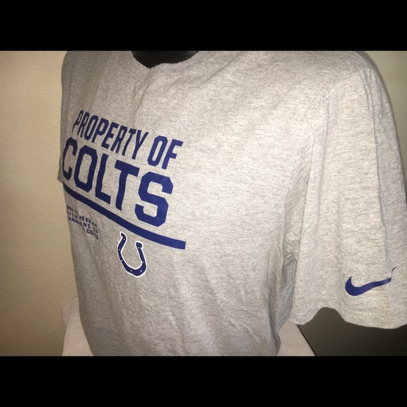Adult Nike NFL Indianapolis Colts Football T-Shirt - Picture 3 of 7